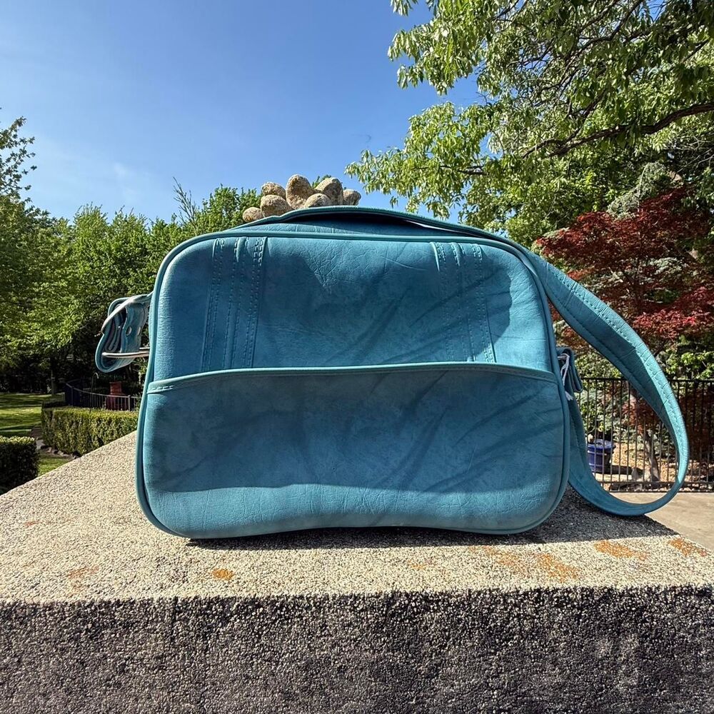 vintage American tourister Women's Blue Bag